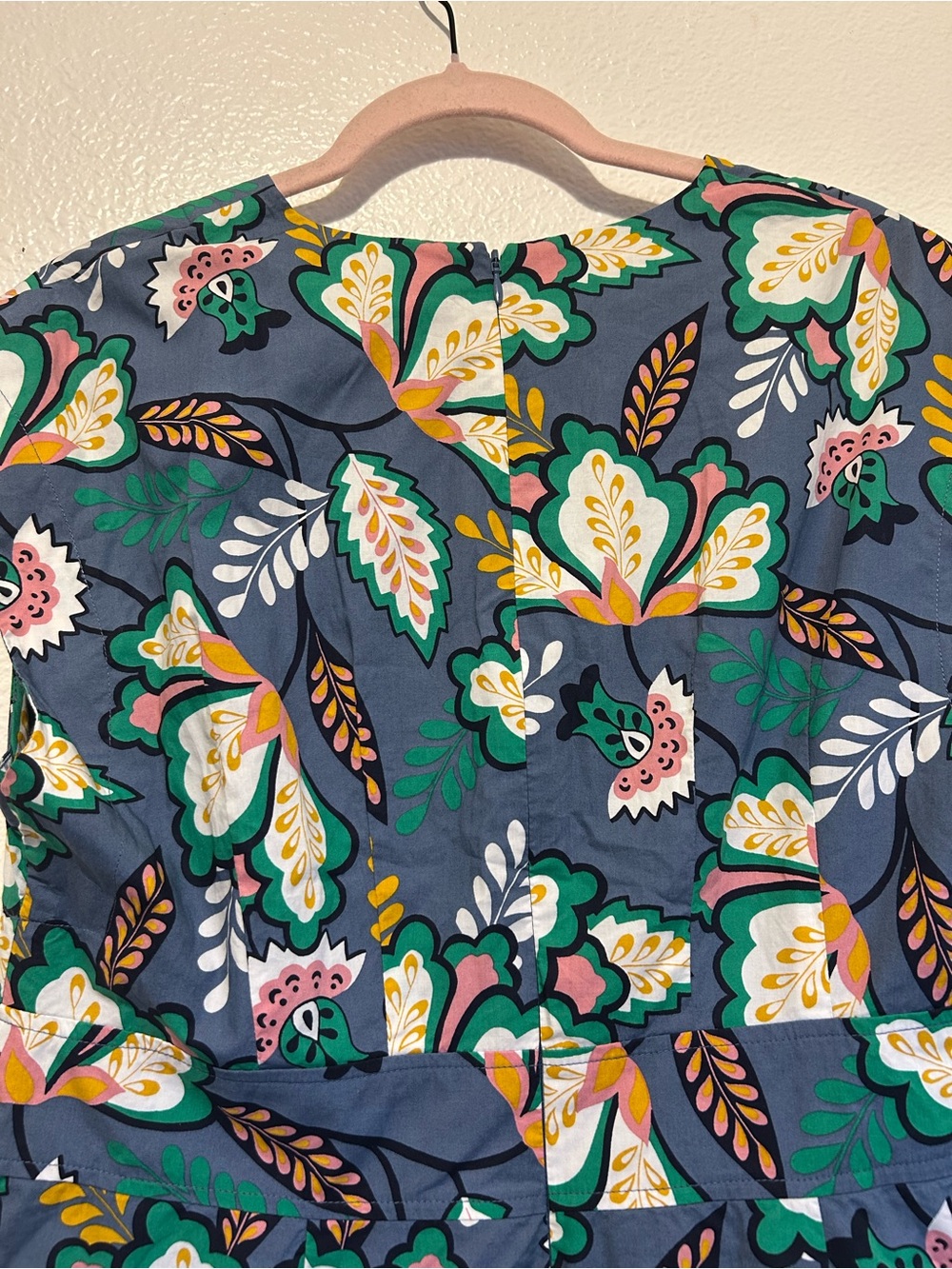 Boden Green Floral Wrap Maxi Dress - Picture 9 of 10